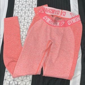 Peach coral gymshark flex leggings